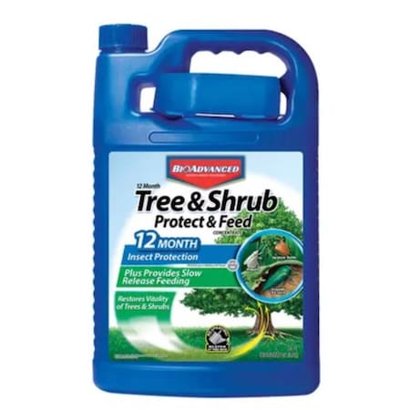 Bioadvanced BioAdvanced 12 Month Tree and Shrub Protect & Feed Concentrate 1 gal 701915A